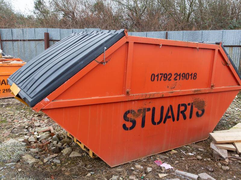 Large orange skip