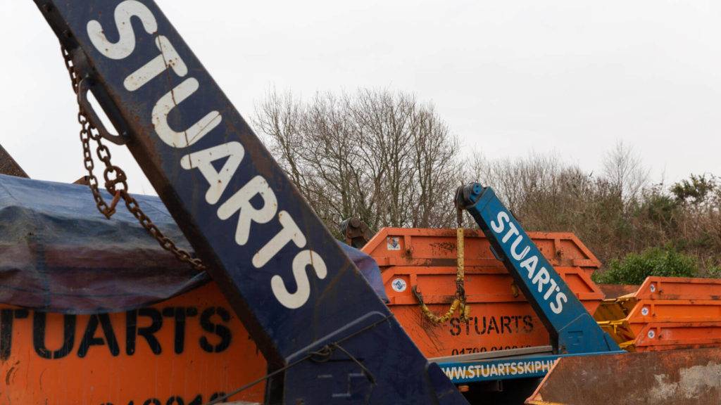 Stuarts skip truck