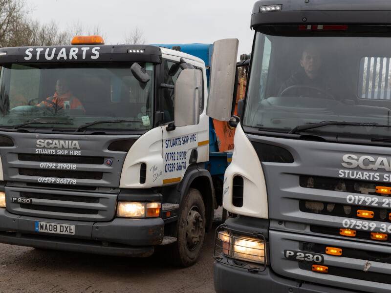 Skip lorry drivers