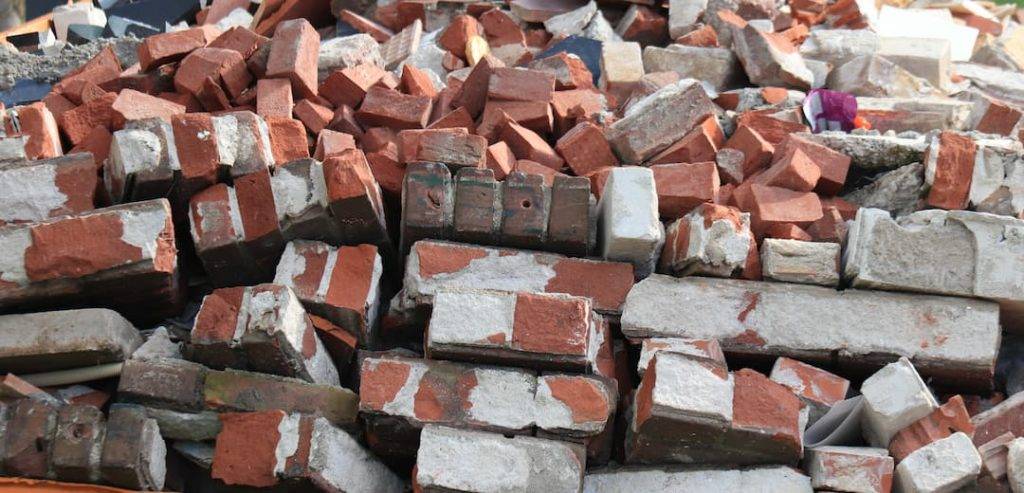 Waste In A Builders Skip